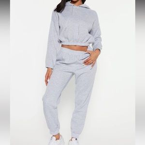 Get Ready Jogger Set - Heather. Fashion Nova Size Small